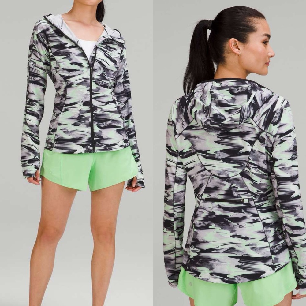 Lululemon Mist Over Windbreaker in Paint Glide Multi